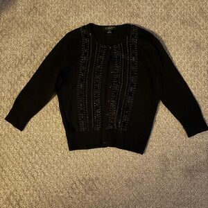 August Silk Elegant Black Women's Sweater